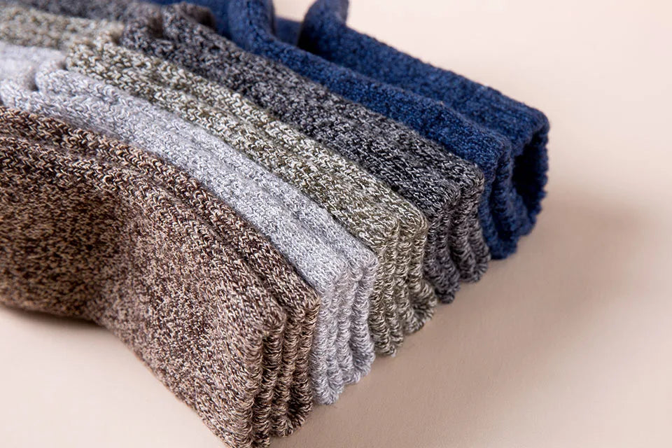 Dicke warme Merino Wollsocken für Männer im 3er Pack