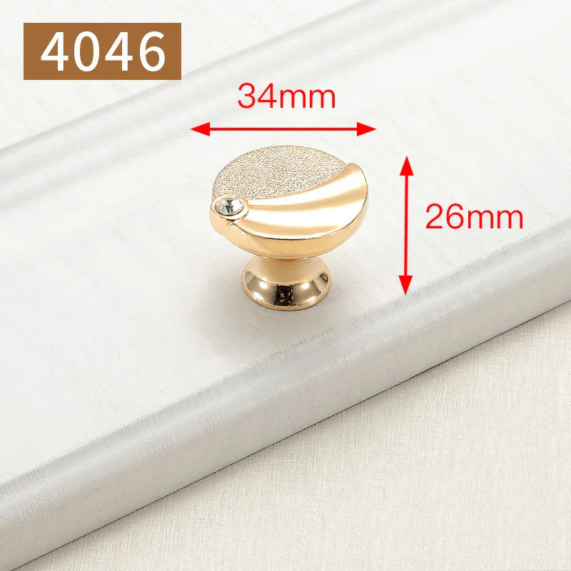 Möbelgriff Goldfarben Nordischer Stil Zinklegierung für Möbel