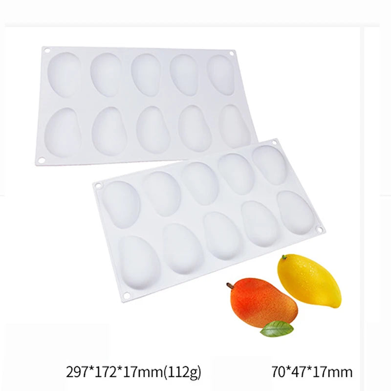 Fruchtige Silikon Backform für Mousse und Desserts