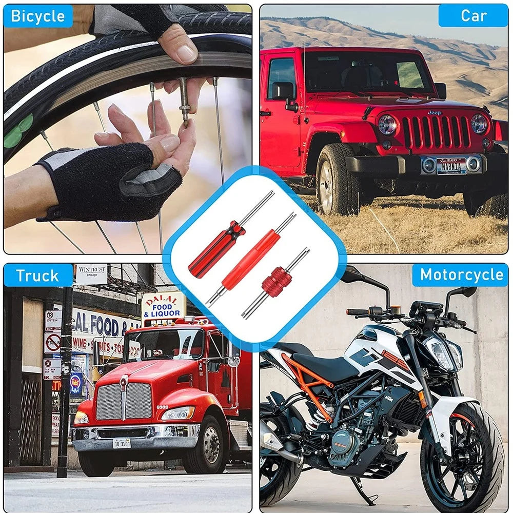 Ventilkernentferner Werkzeug Satz für Auto, LKW, Motorrad, Fahrrad-Yabubest - Home & More
