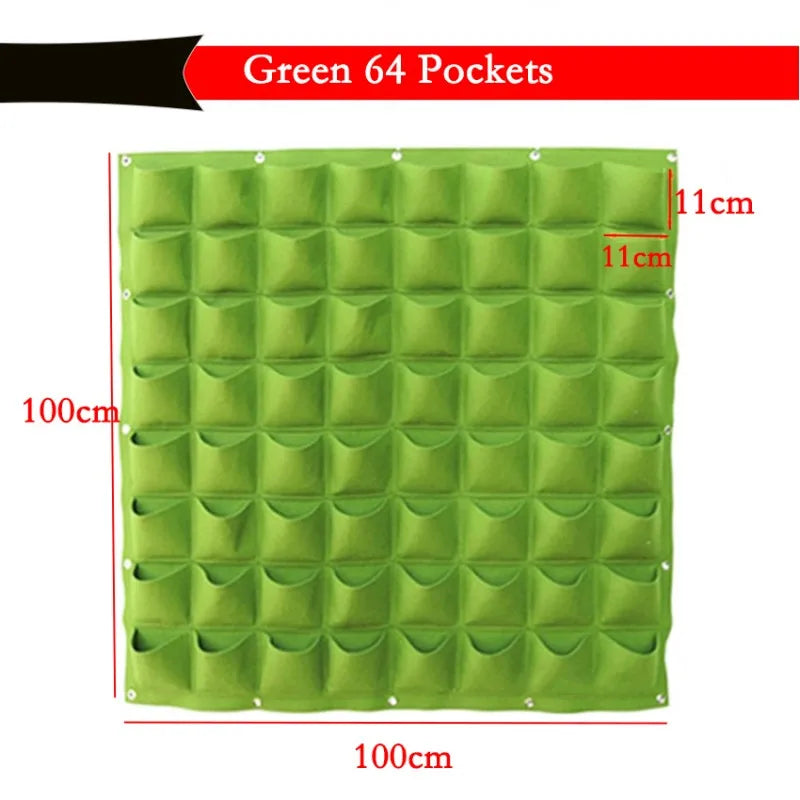 Wand Pflanztaschen Vertikaler Blumentopf Garten Zubehör