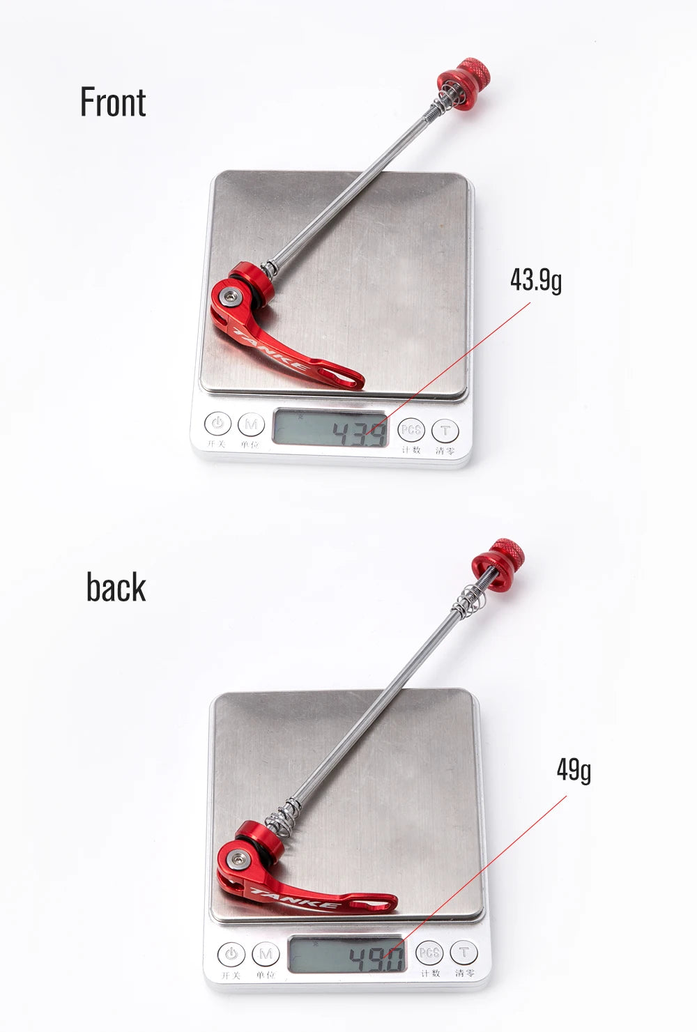 TANKE Fahrrad Schnellspanner Bolzen Nabe für Mountainbikes-Yabubest - Home & More