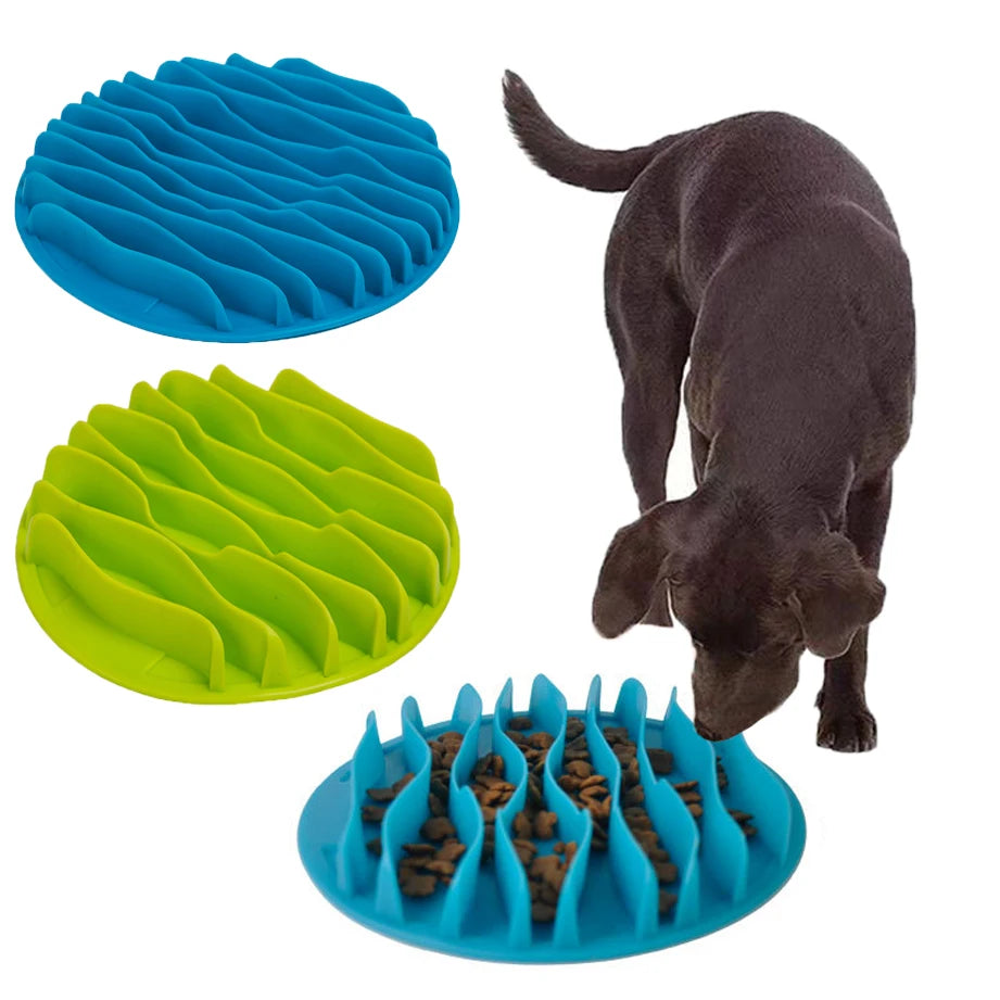 Langsam Futter Schüssel für Hunde und Katzen Anti Rutsch Labyrinth Design