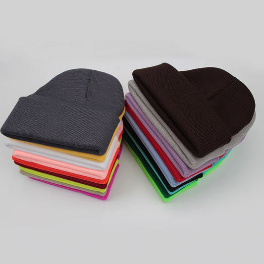 Unisex Strickmütze Herbst Winter – Warm weich bequem für Sie und Ihn