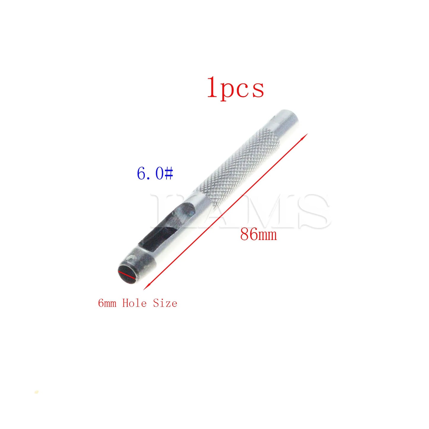 Lederwerkzeug Lochstanzer Set 1 bis 25 mm für Leder und Leinwand