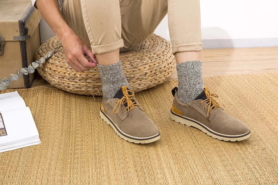 Dicke warme Merino Wollsocken für Männer im 3er Pack