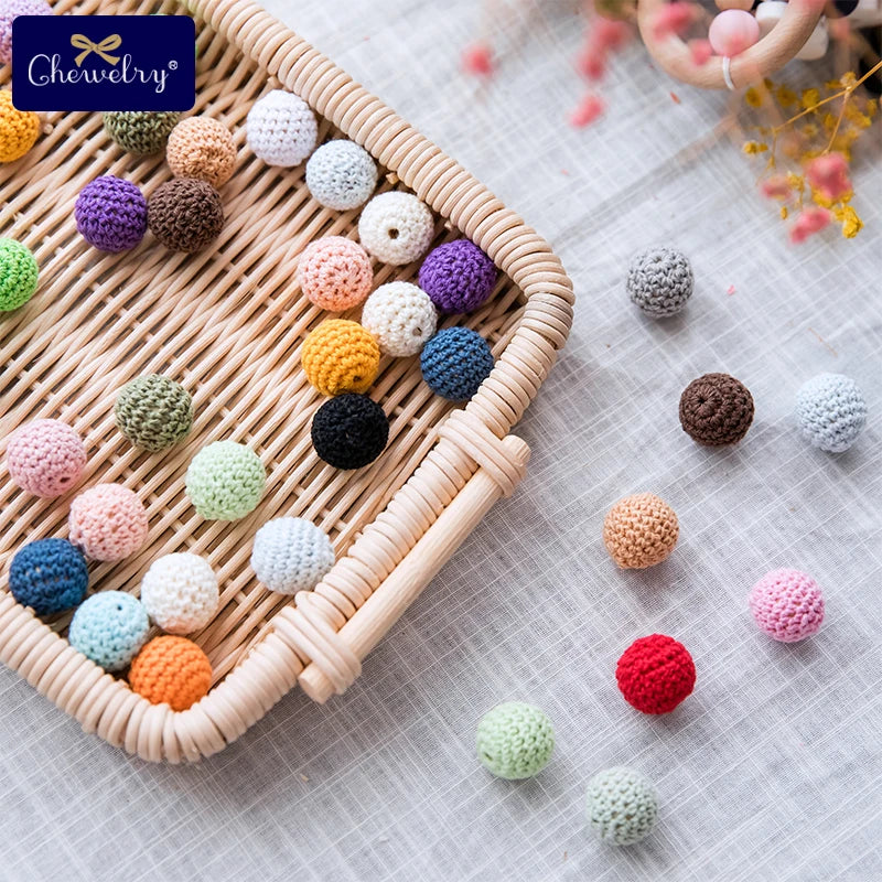 Natürlich sichere 16mm Holzperlen für Baby Beißringe und Schmuck