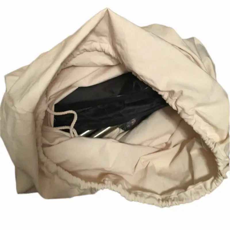 Extra großer Wäschesack aus Baumwoll-Canvas mit Kordelzug 75x120 cm