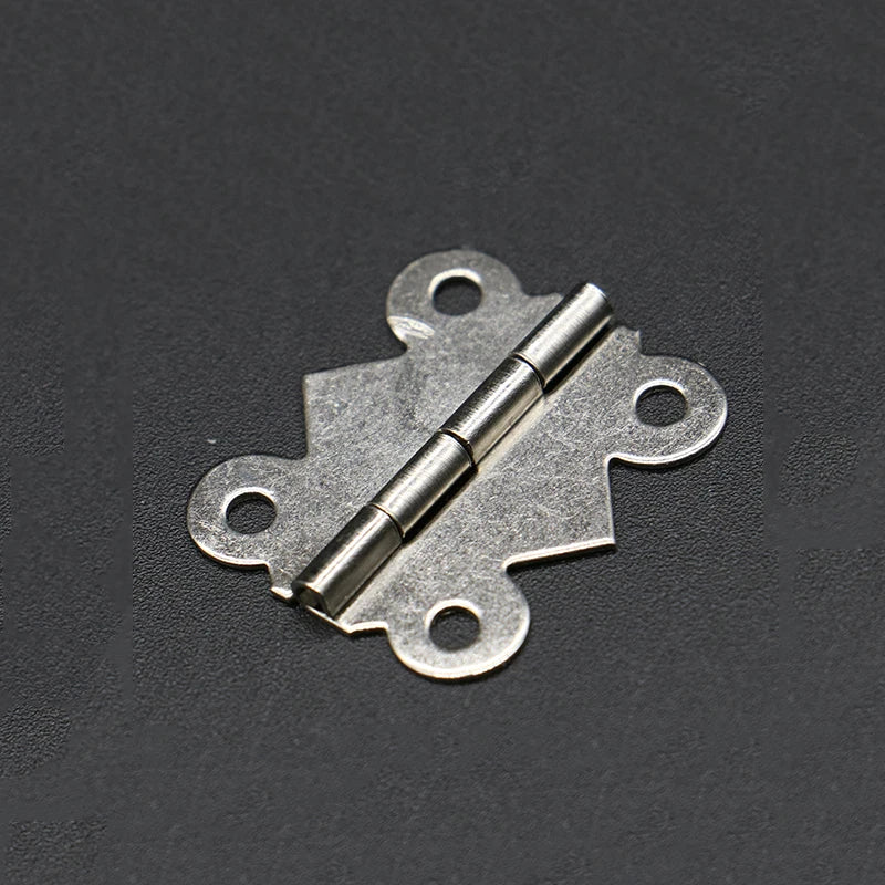 10x Mini Schmetterlingsscharniere 20x17 mm für Schmuck- - Mini-Möbel