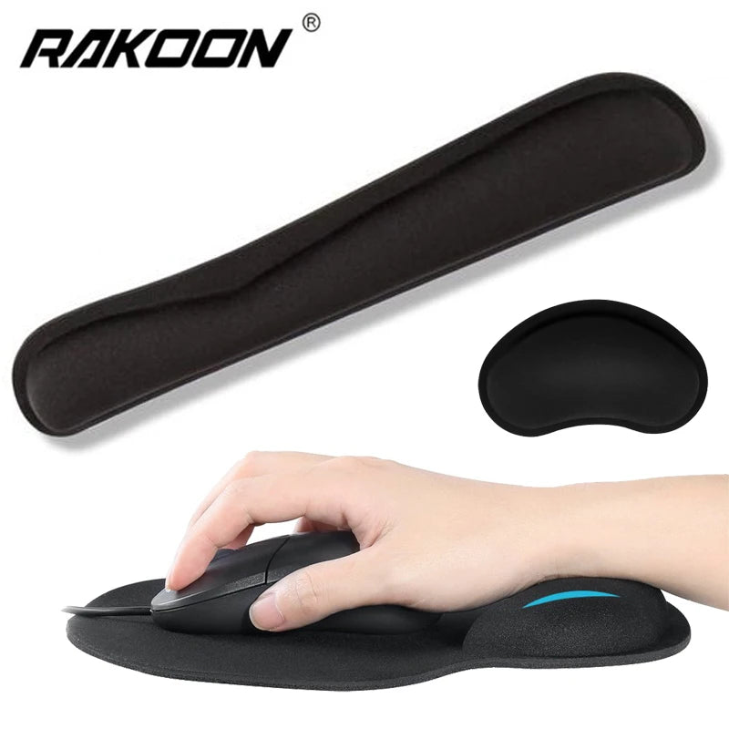Ergonomisches Mauspad mit Handgelenkstütze für PC, Laptop, Büro - Gaming
