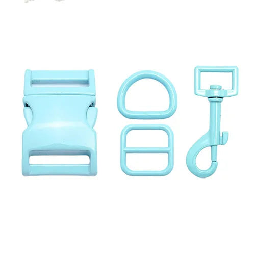 Vielseitiges Metall Beschlag Set für DIY Haustierhalsbänder & Taschen