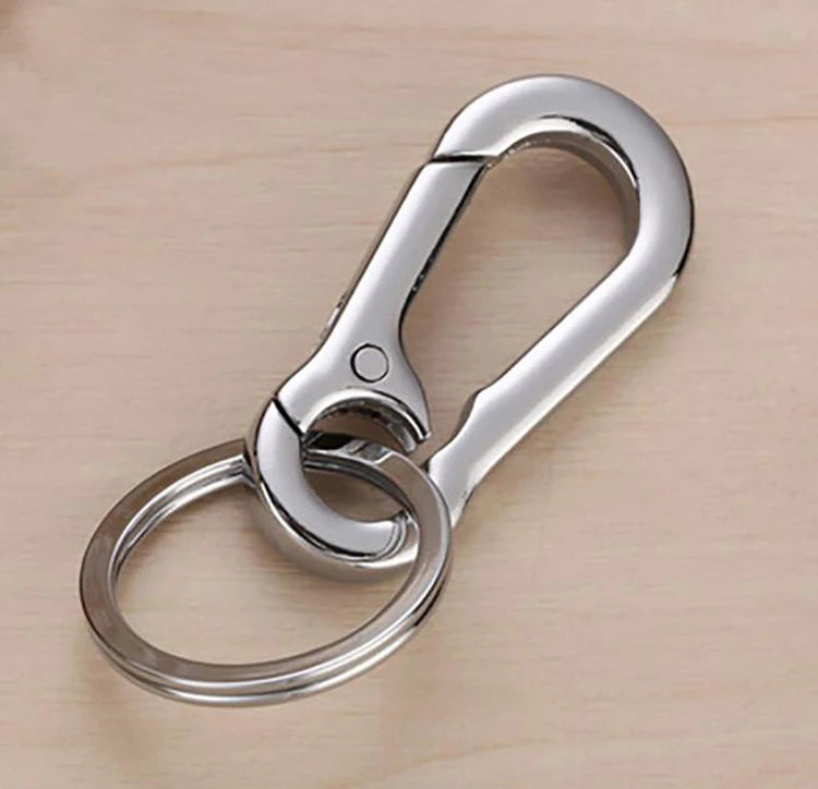 Eleganter Metall-Schlüsselanhänger mit Herz-Design, Unisex - robust