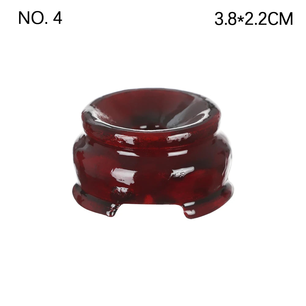 Moderner Holzhalter für Kristallkugeln mit einfacher Handhabung