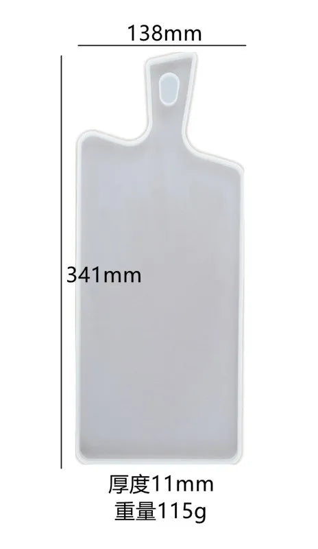 Große rechteckige Silikonform Teeteller Untersetzer Epoxidharz DIY Form