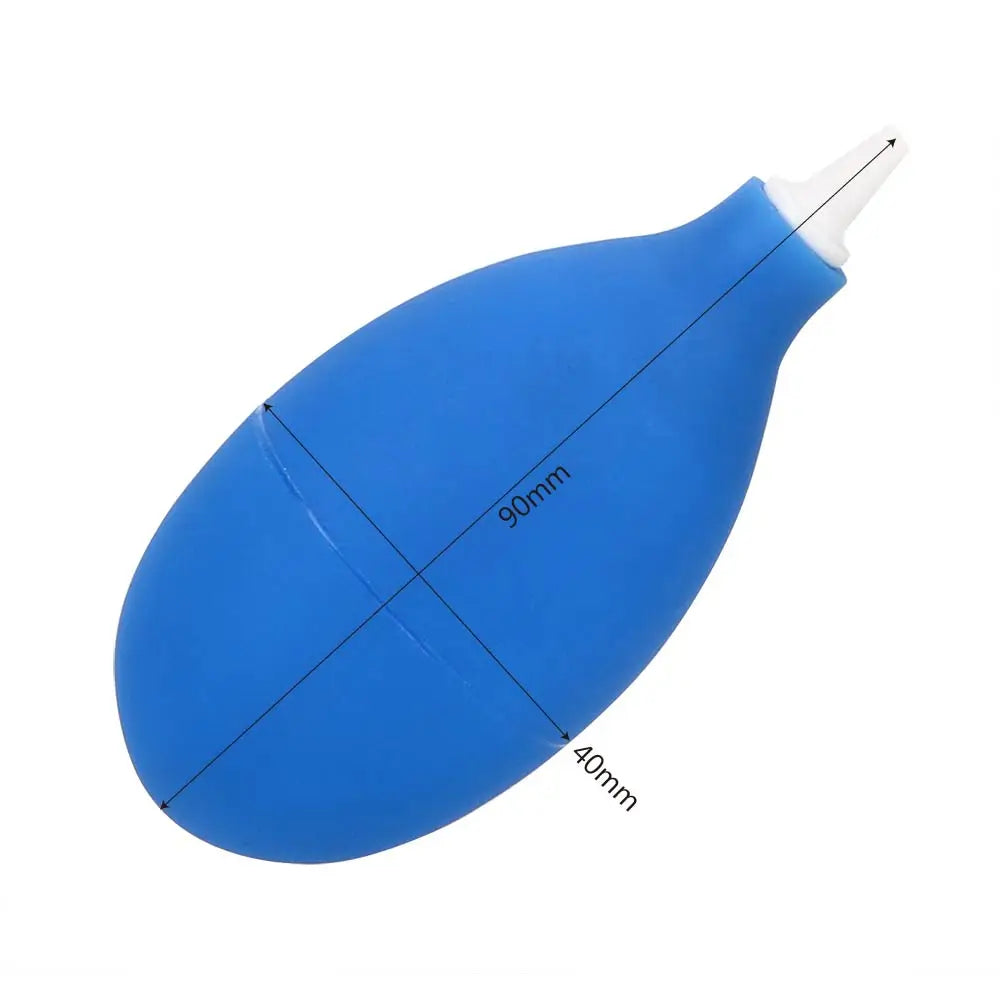 Effektive Gummi-Luftgebläsepumpe mit Metall-Düse – schonende Staubreinigung schwarz/blau