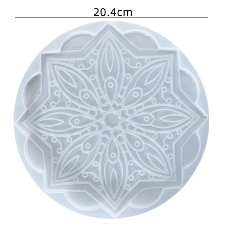 Große rechteckige Silikonform Teeteller Untersetzer Epoxidharz DIY Form