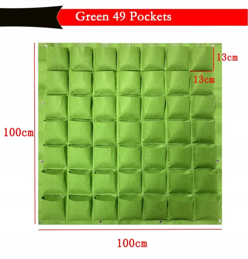 Wand Pflanztaschen Vertikaler Blumentopf Garten Zubehör