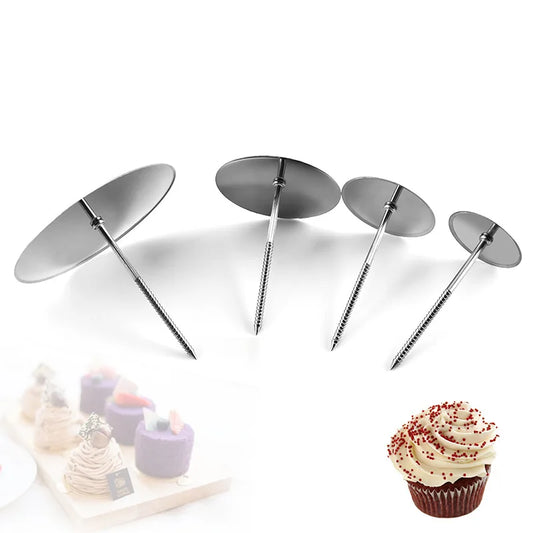 Edelstahl Nagelspitzen Set für Kuchen, Schokolade und Gebäckdeko