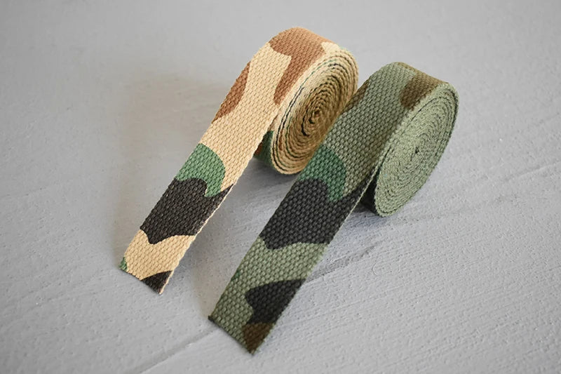 25 mm Gurtband 5 Yards bedruckt in 18 Farben für Taschen & Zubehör-Yabubest - Home & More