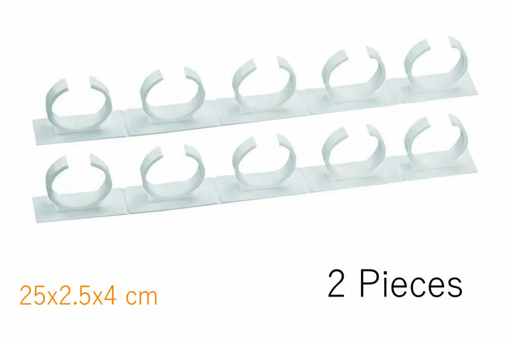 Praktischer Wandhalter Kunststoff für Gewürzgläser und Küchenorganisation