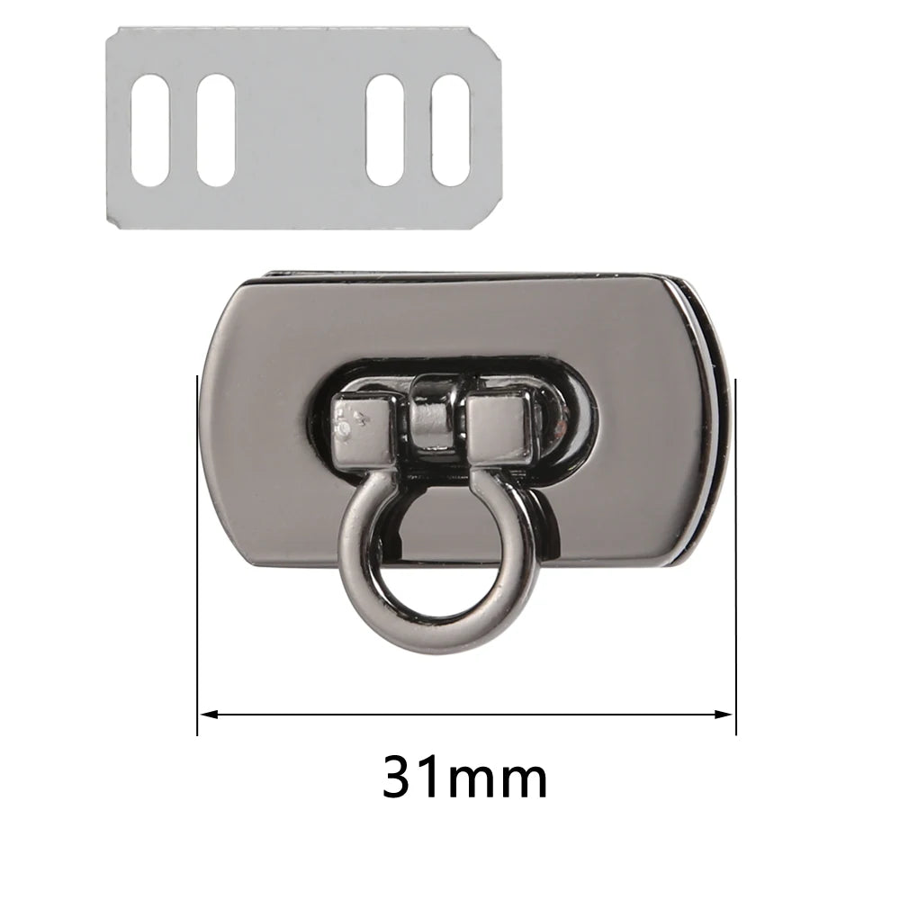 3,1 cm ovaler Metall-Drehverschluss für Handtasche und Geldbörse-Yabubest - Home & More