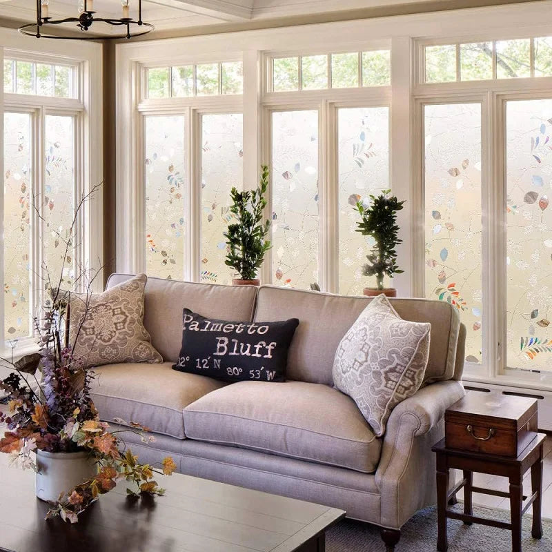 Statische Fensterfolie für mehr Privatsphäre und UV Schutz