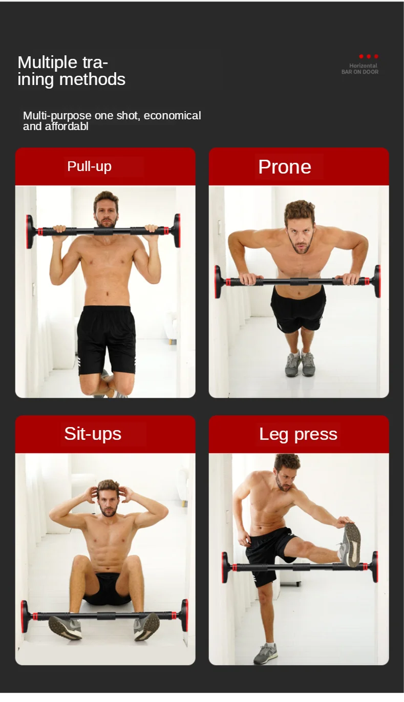 Verstellbare Trainingsstange für Zuhause aus Stahl