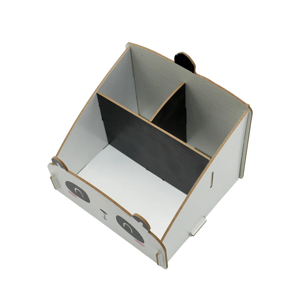 Kreativer Holz Stifthalter Schreibtisch Organizer für Büro und Schule