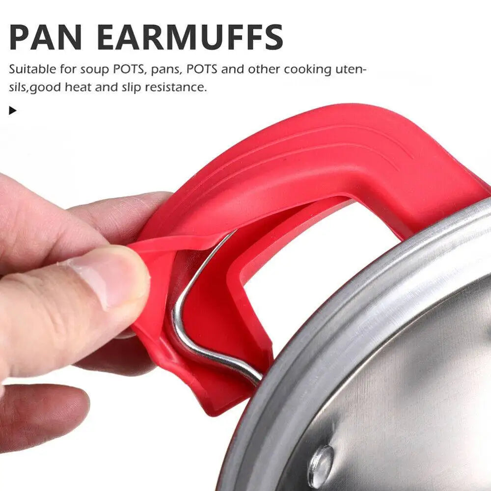 2er Set Hitzebeständige Silikon Griffabdeckungen für Kochgeschirr