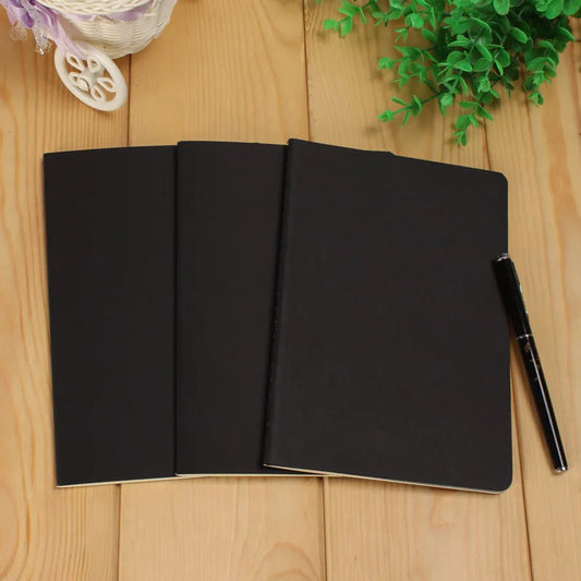 A5 Notizbuch 76 Seiten blanko Weißes Papier Planer Tagebuch Skizzenbuch