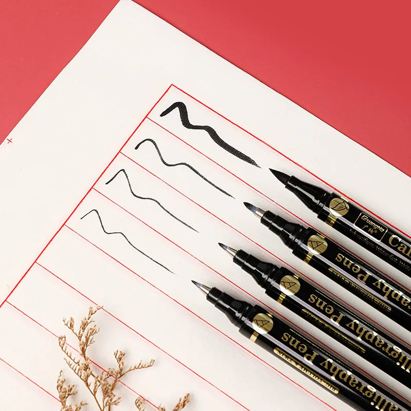 Kalligraphiestifte Set mit feiner und Pinselspitze für Kunst - Journaling