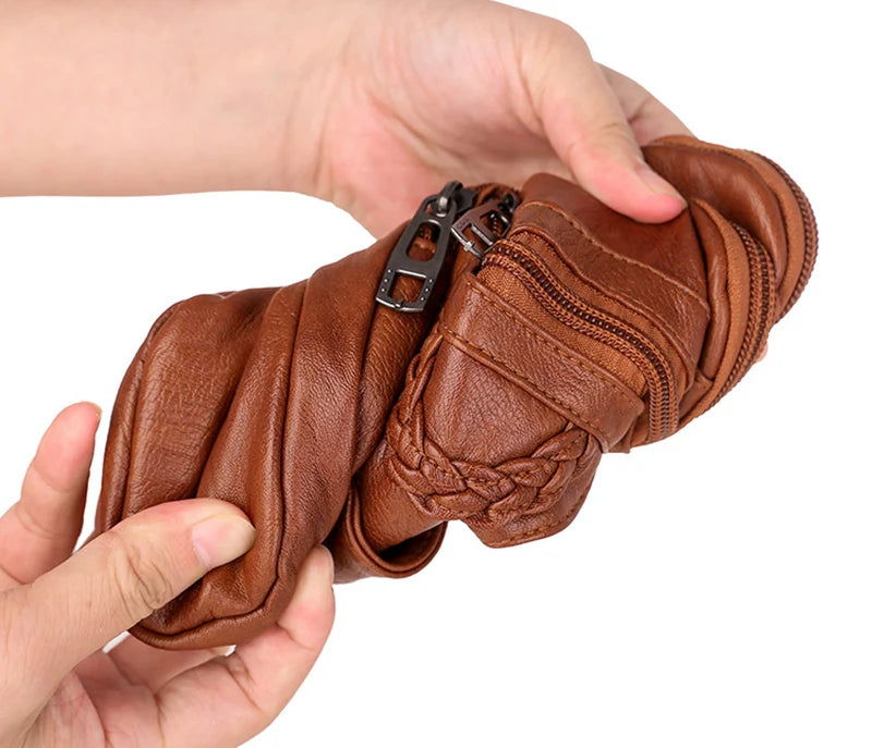 Vintage PU Leder Umhängetasche für Frauen kleine Crossbody Tasche