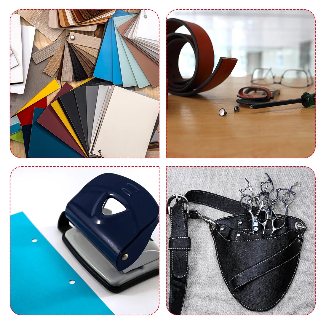 Robuste M6 Schraubpfosten Set Kohlenstoffstahl für Möbel Leder