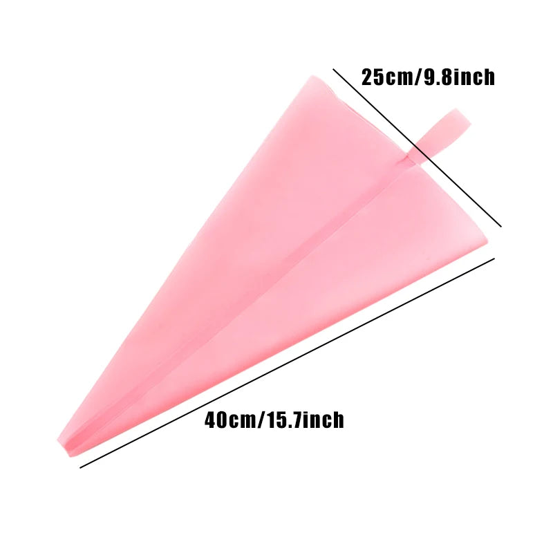 Wiederverwendbare Silikon Gebäcktasche für Kuchen Dekorieren DIY