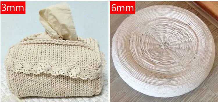 Handgemachte Makramee Baumwoll Schnur für DIY Dekoration-Yabubest - Home & More