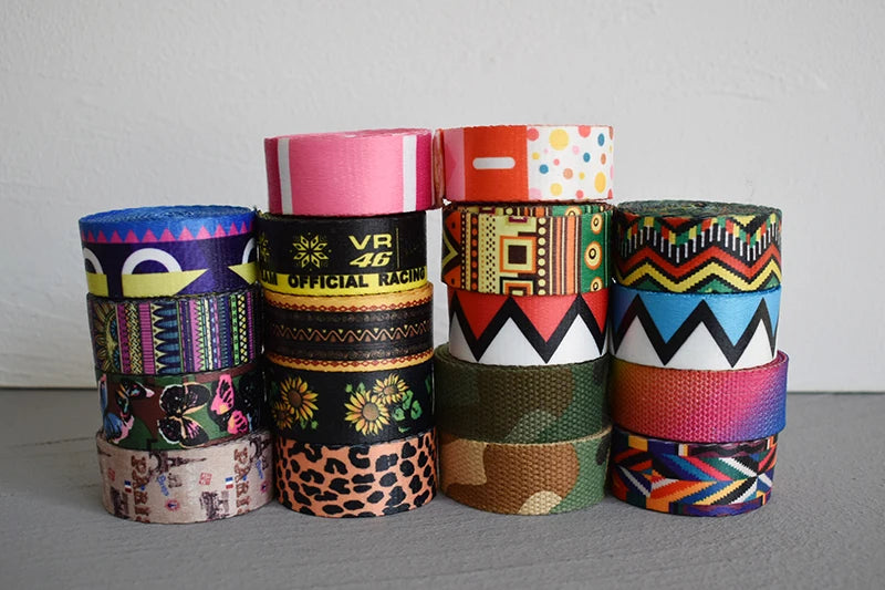 25 mm Gurtband 5 Yards bedruckt in 18 Farben für Taschen & Zubehör-Yabubest - Home & More