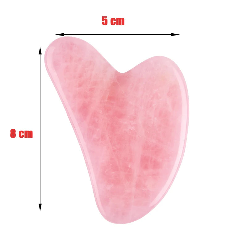 Naturstein Jade Gua Sha Werkzeug für Gesicht - Nacken - Facelifting - Massage