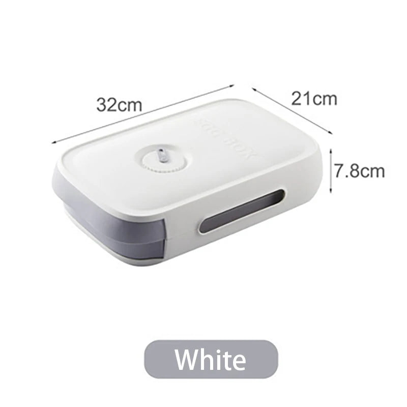 Schubladen Ei-Aufbewahrungsbox Kühlschrank stapelbar Kunststoff Organizer