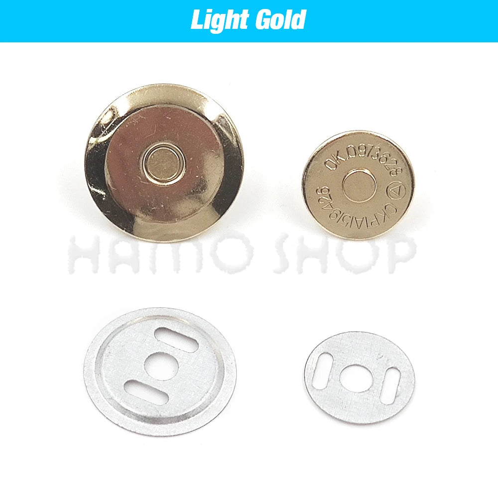 Magnetische Metall Druckknopfverschlüsse 16-20mm für Nähen - Basteln