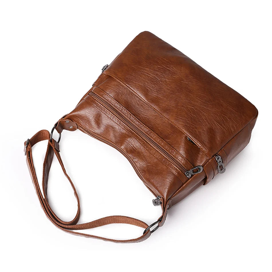 3-lagige große Schultertasche mit Reißverschluss, lässige Crossbody-Tasche-Yabubest - Home & More