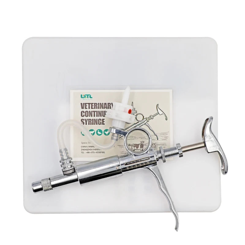 Automatische veterinärmedizinische Spritze mit Doppel-Flasche