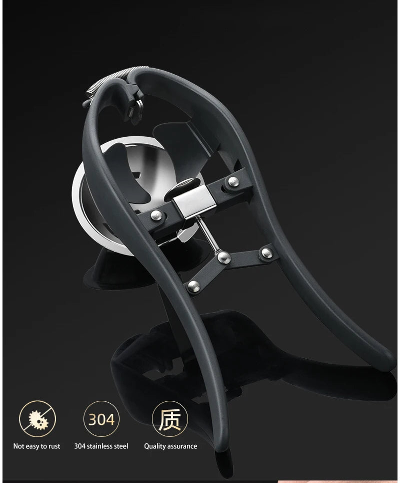 Eierschalenöffner aus Edelstahl mit Separator und Küchenzubehör