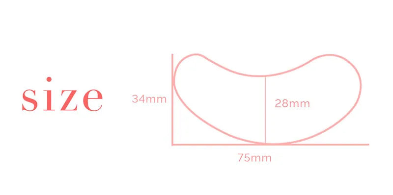 Hydrogel Augenpflaster für Wimpernverlängerung 50 bis 1000 Stück