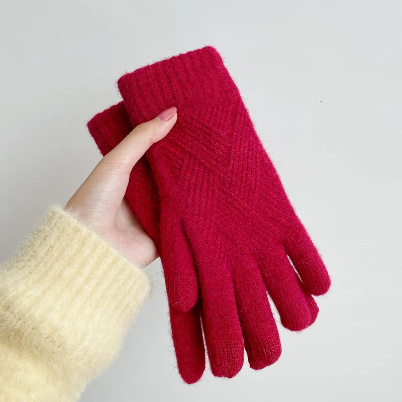 Unisex Touchscreen Handschuhe Winter winddicht warm doppellagig