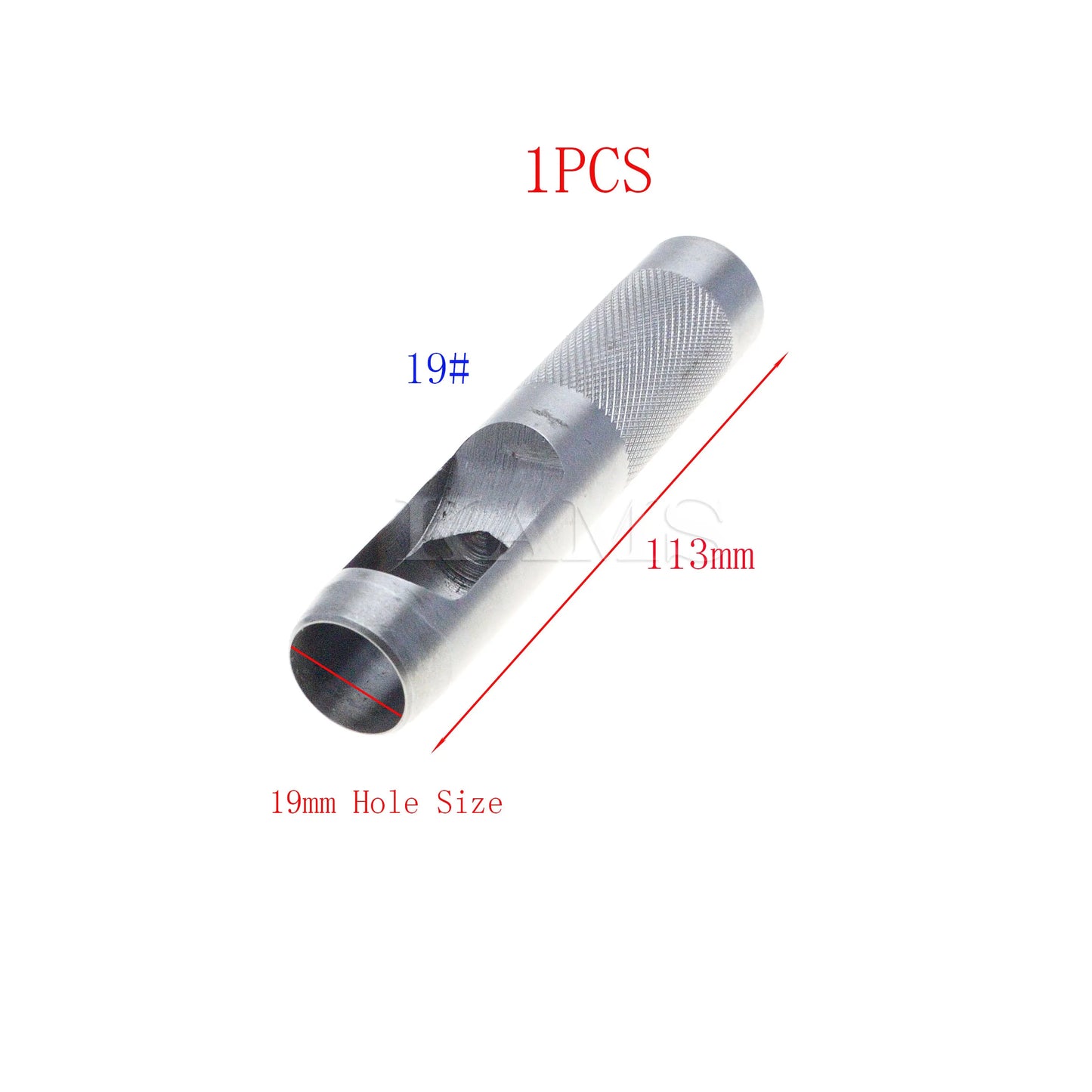 Lederwerkzeug Lochstanzer Set 1 bis 25 mm für Leder und Leinwand