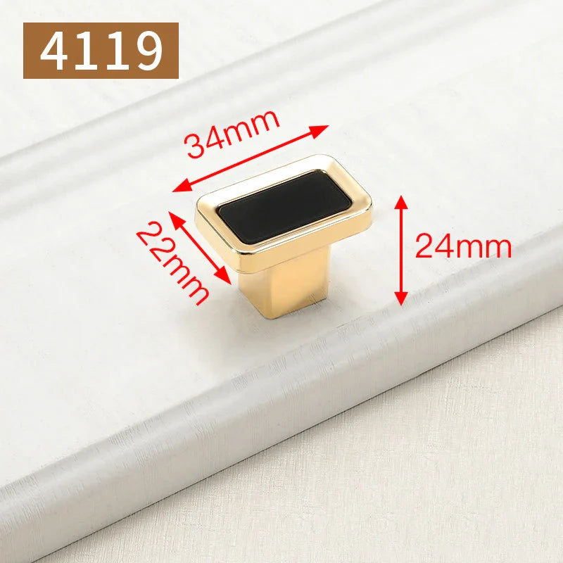 Möbelgriff Goldfarben Nordischer Stil Zinklegierung für Möbel