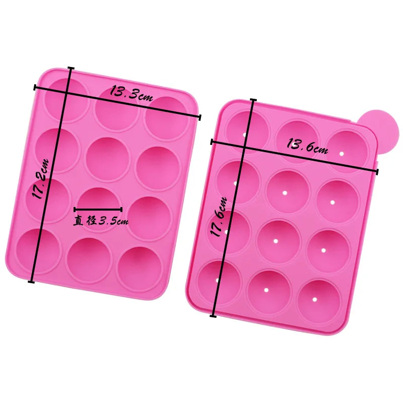 20-Loch Silikonform zum Selbermachen von Lutschern und Desserts