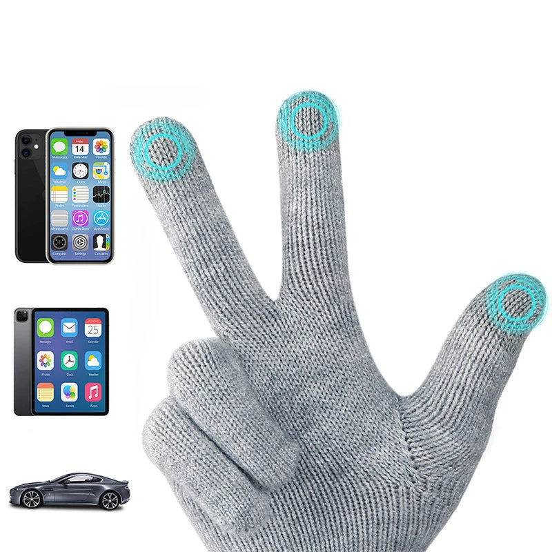 Unisex Touchscreen Handschuhe Winter winddicht warm doppellagig