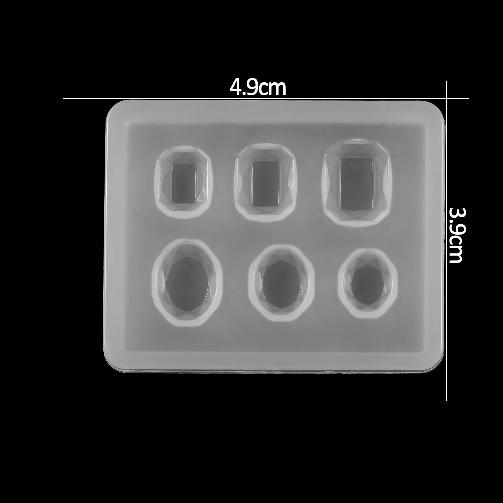 Herz Anhänger Silikonform für DIY Epoxidharz Schmuck Gussform Set