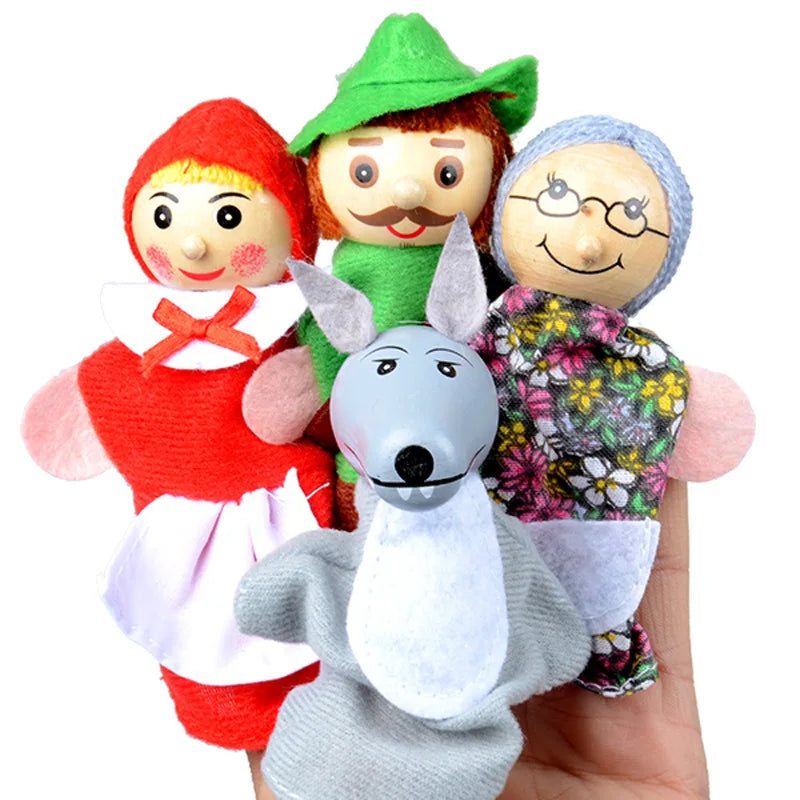 10-teiliges Tiere Fingerpuppen Set für Babys und Kinder